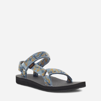 Teva Original Universal - Women's Teva Hiking Sandals - Black / Blue | India (BEQX85736)